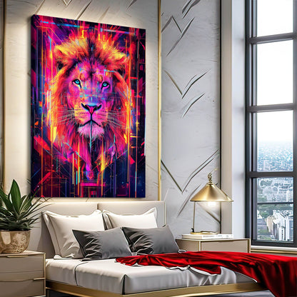 Lion Head Art