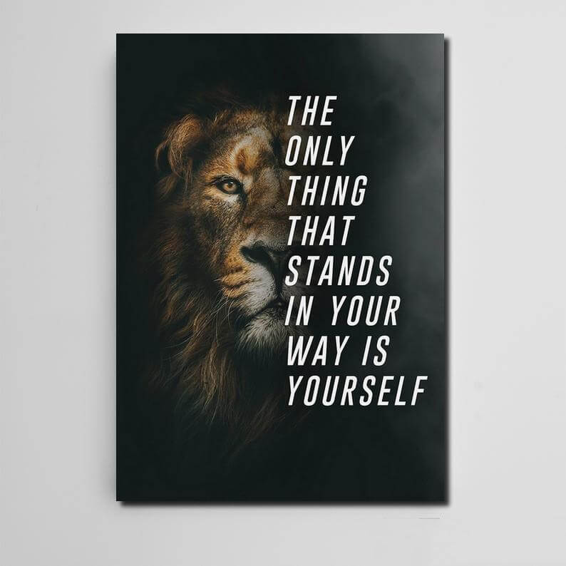 Lion Head Canvas