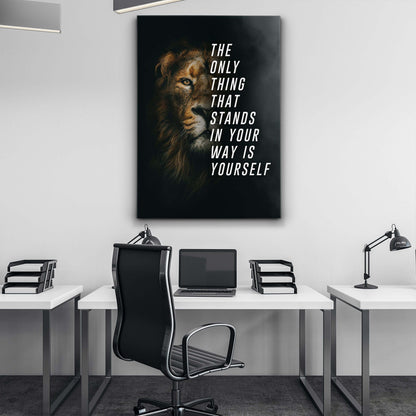 Lion Head Canvas