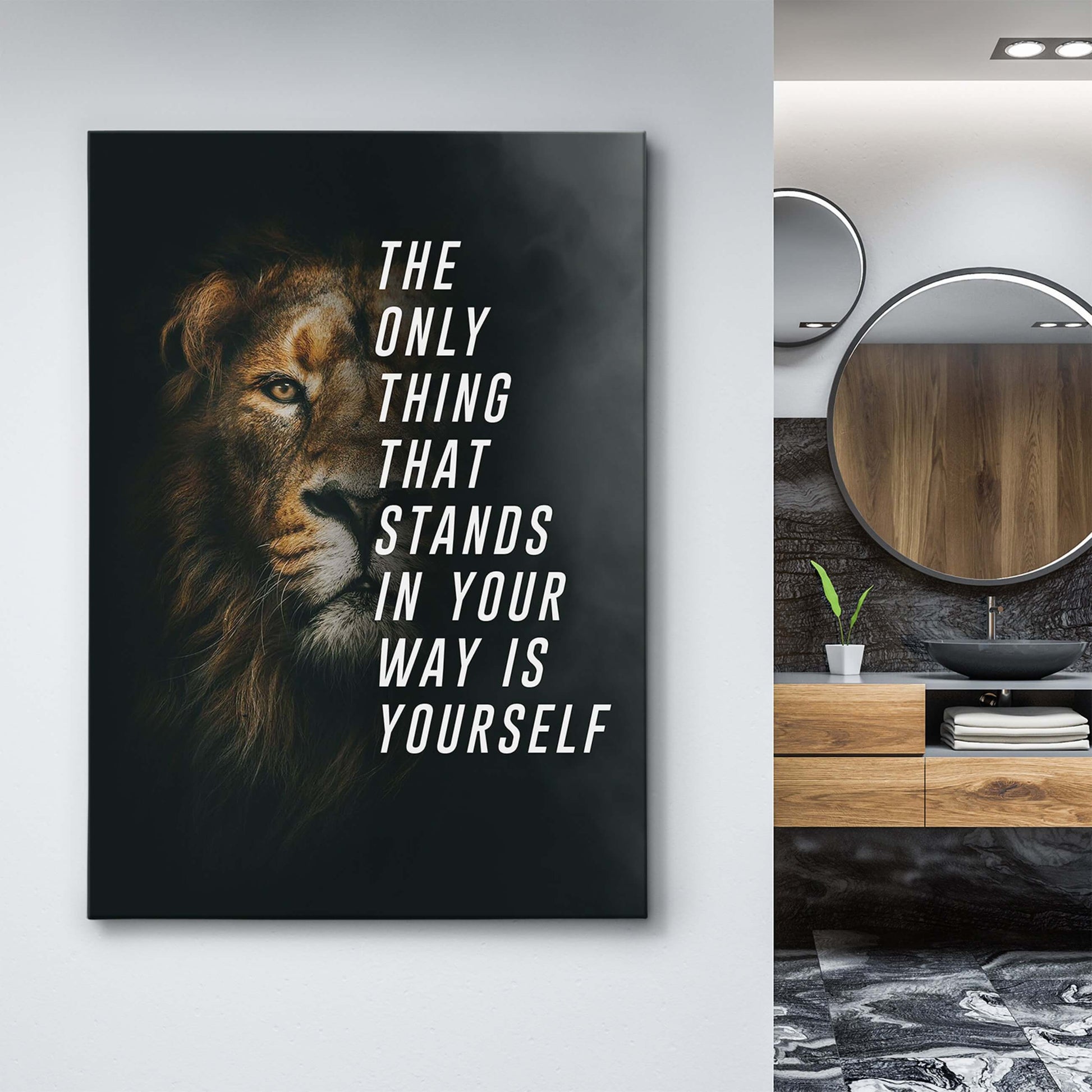 Lion Head Canvas