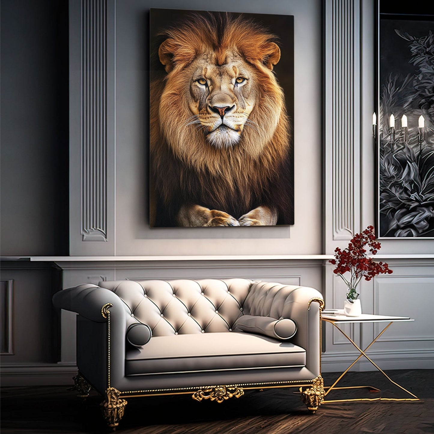 Lion Head Wall Art
