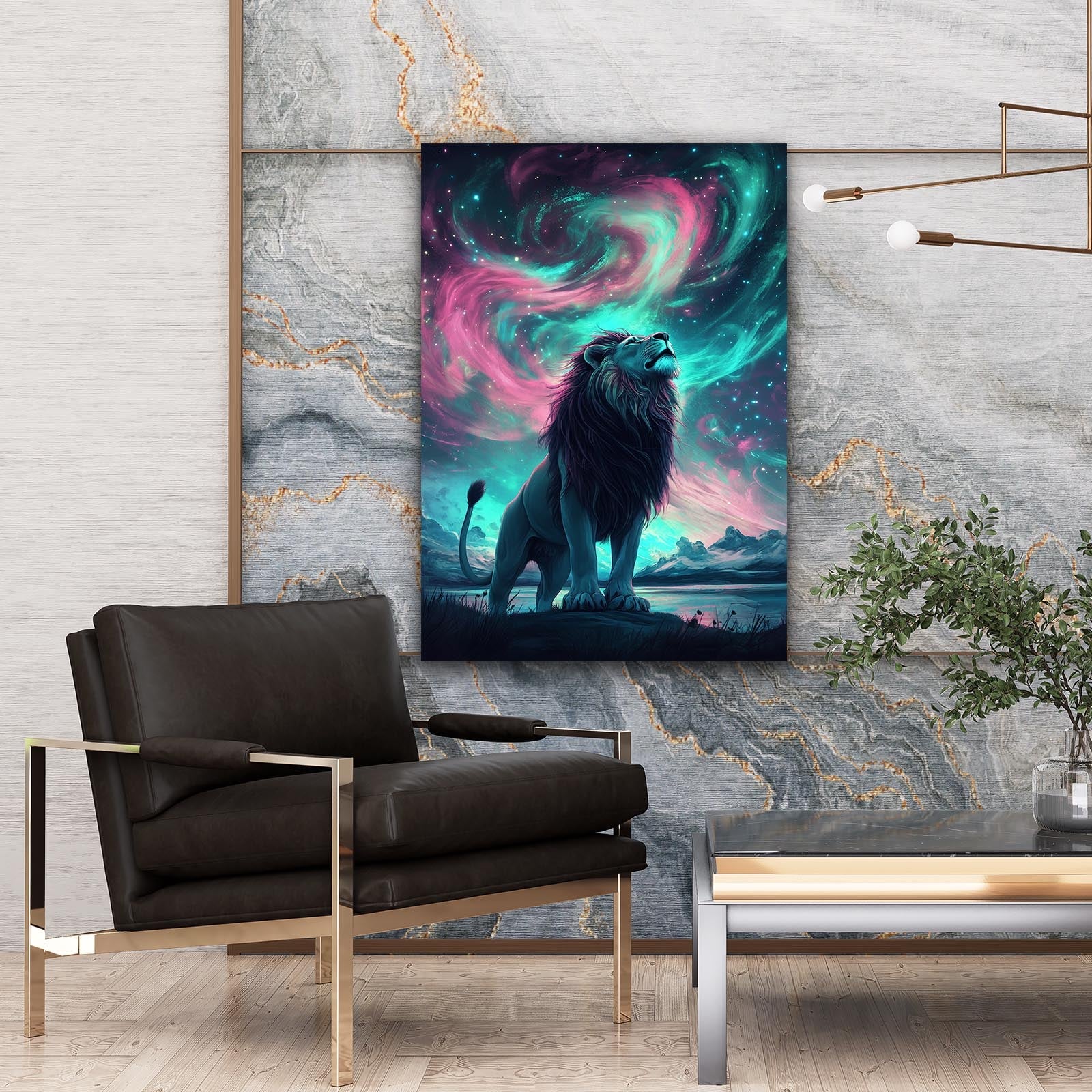 Lion Illustration Art