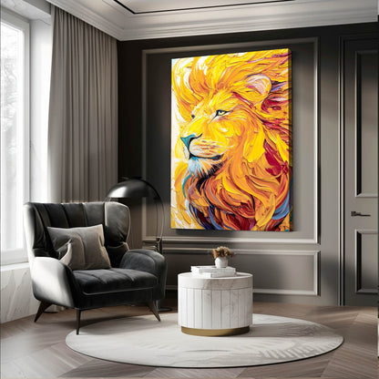 Lion Line Art Simple