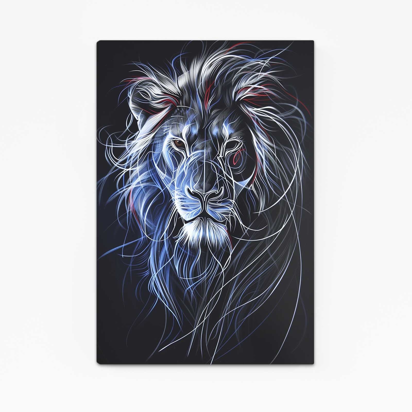 Lion Line Art Vector