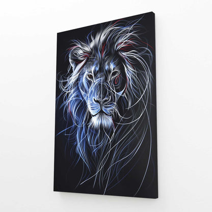 Lion Line Art Vector