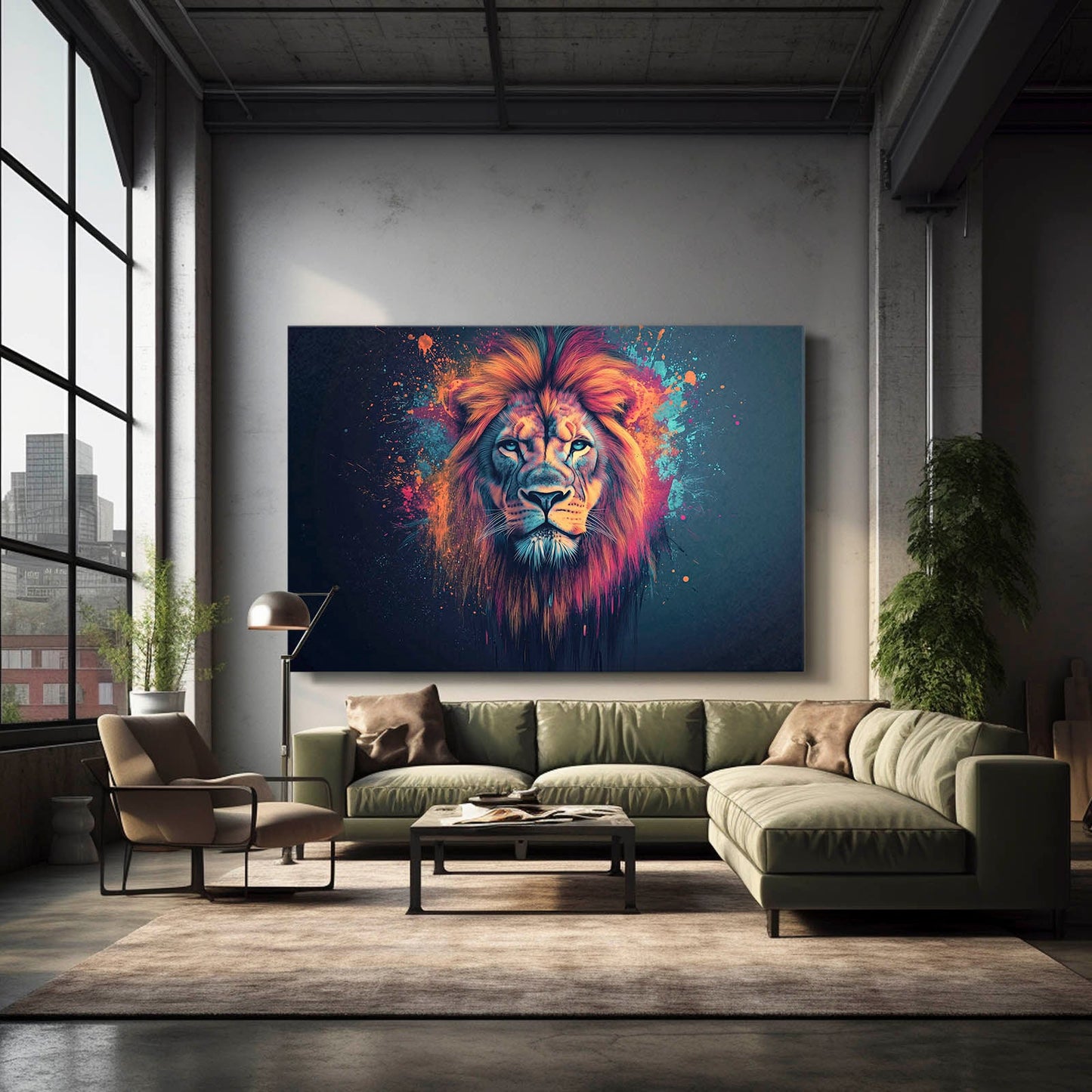 Lion Majestic Art