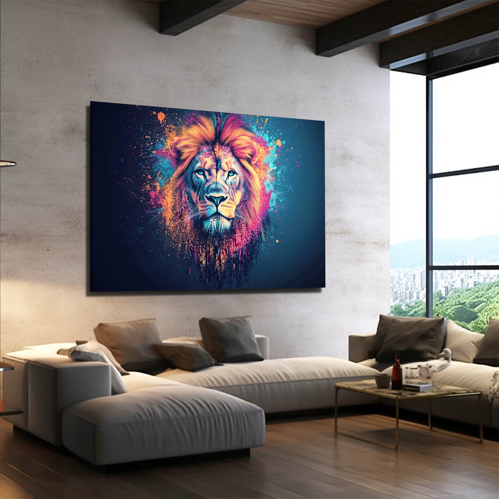 Lion Majestic Art