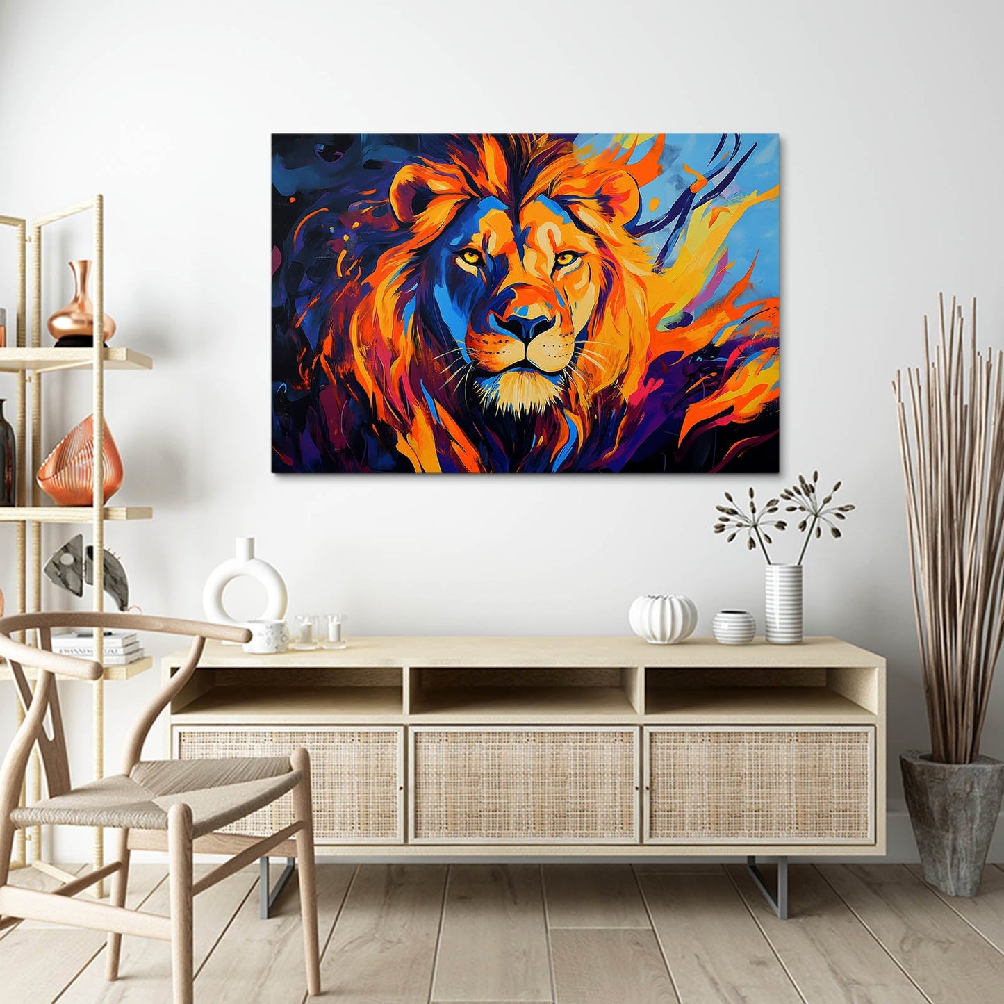 Lion Majestic Wall Art