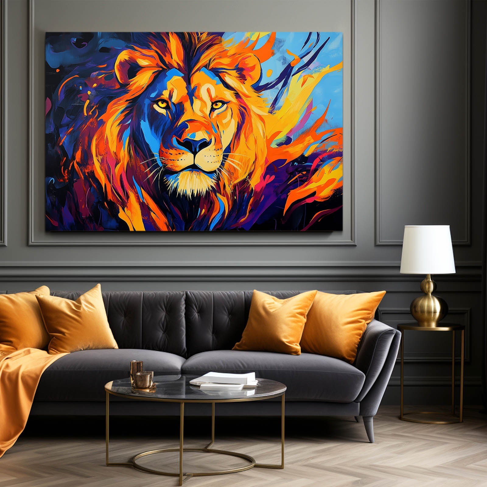 Lion Majestic Wall Art