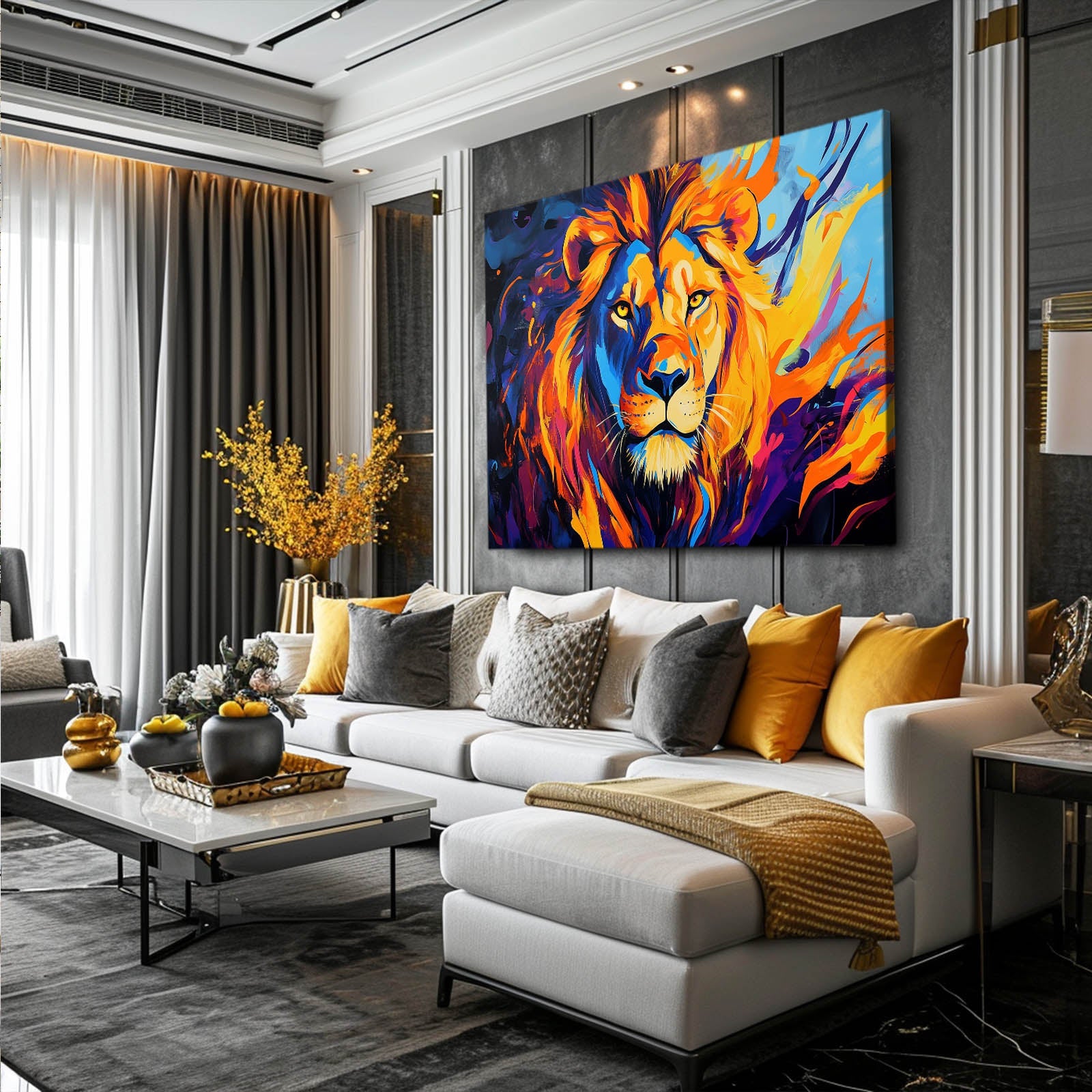 Lion Majestic Wall Art