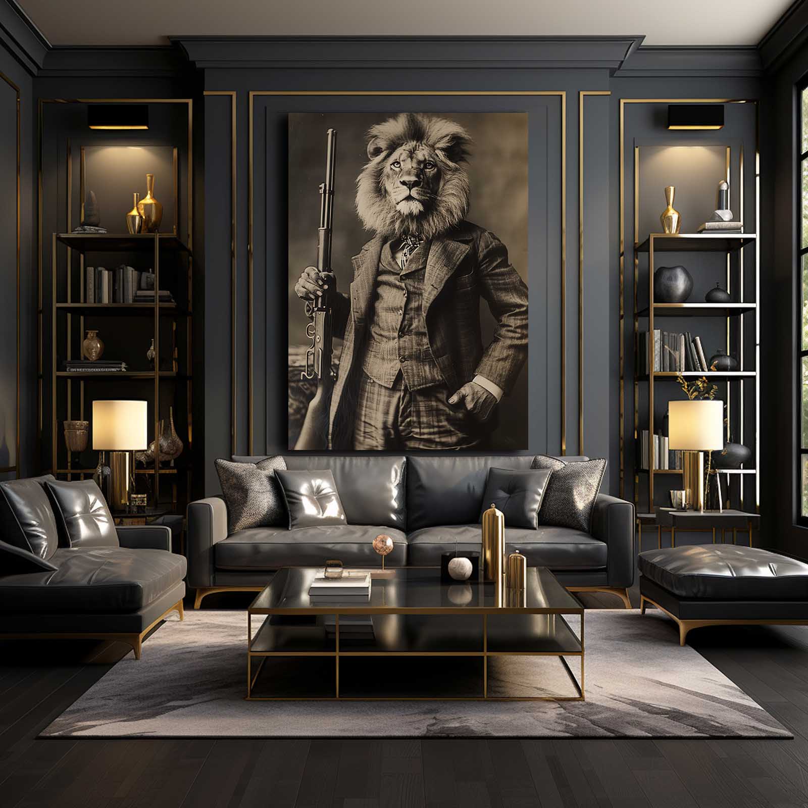 Lion Man Art