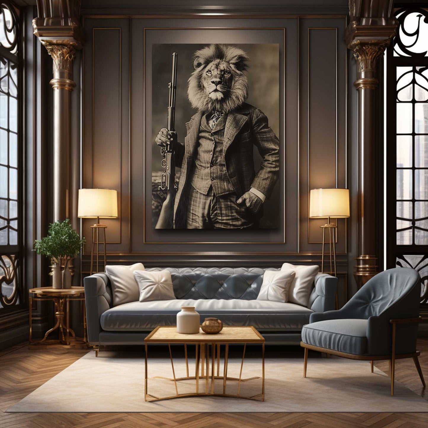 Lion Man Art