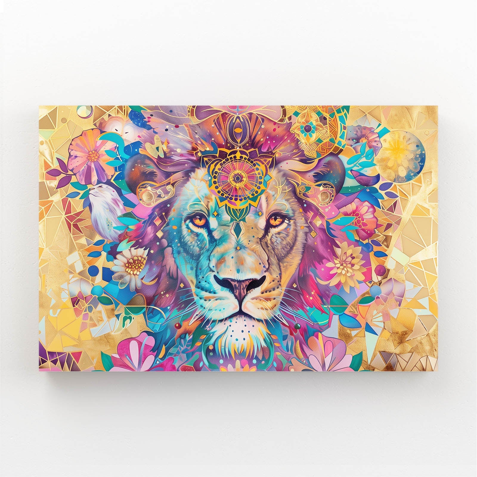 Lion Mandala Art
