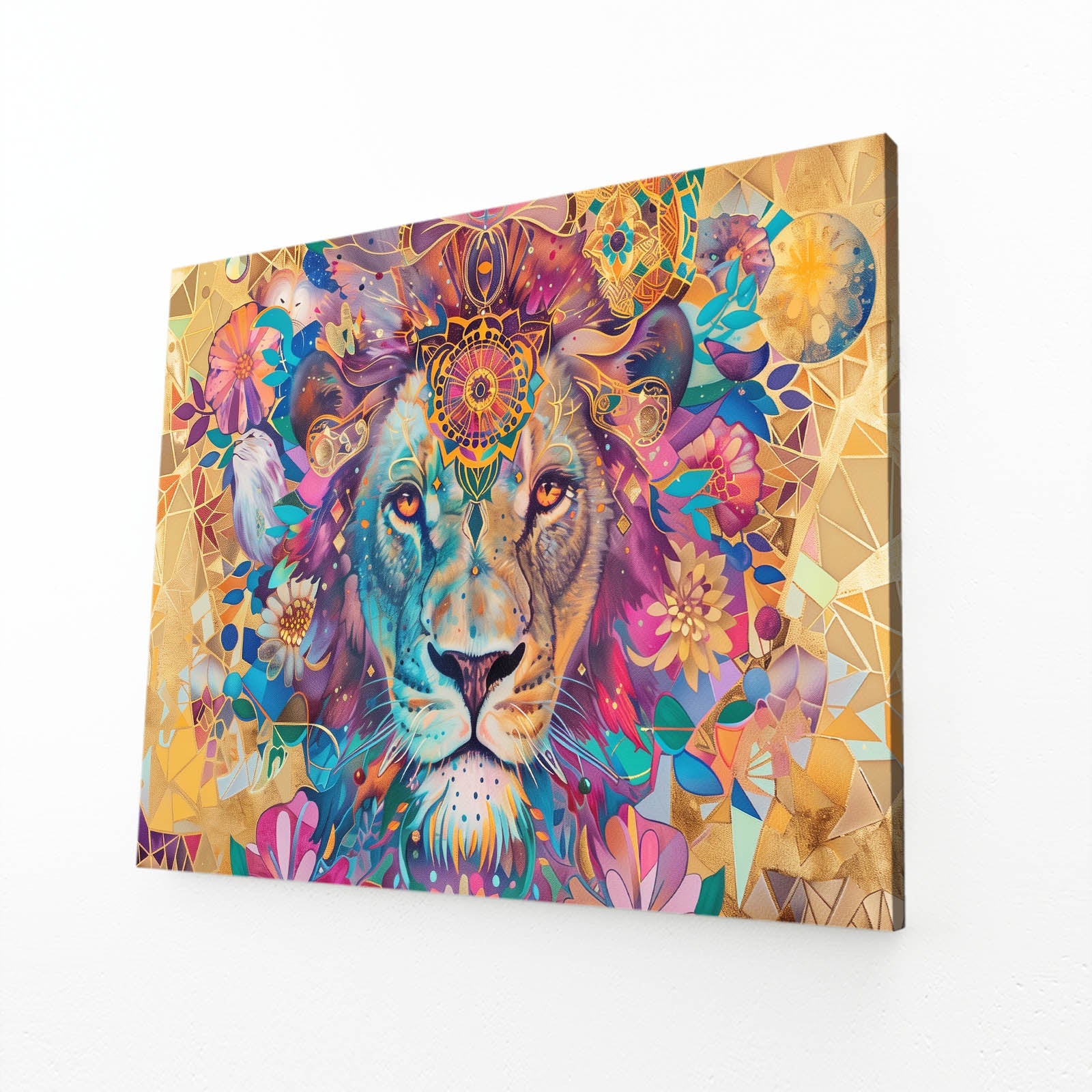 Lion Mandala Art