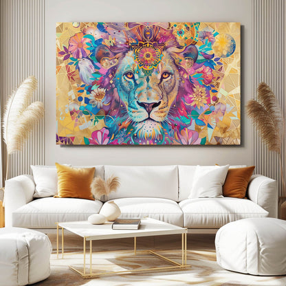 Lion Mandala Art