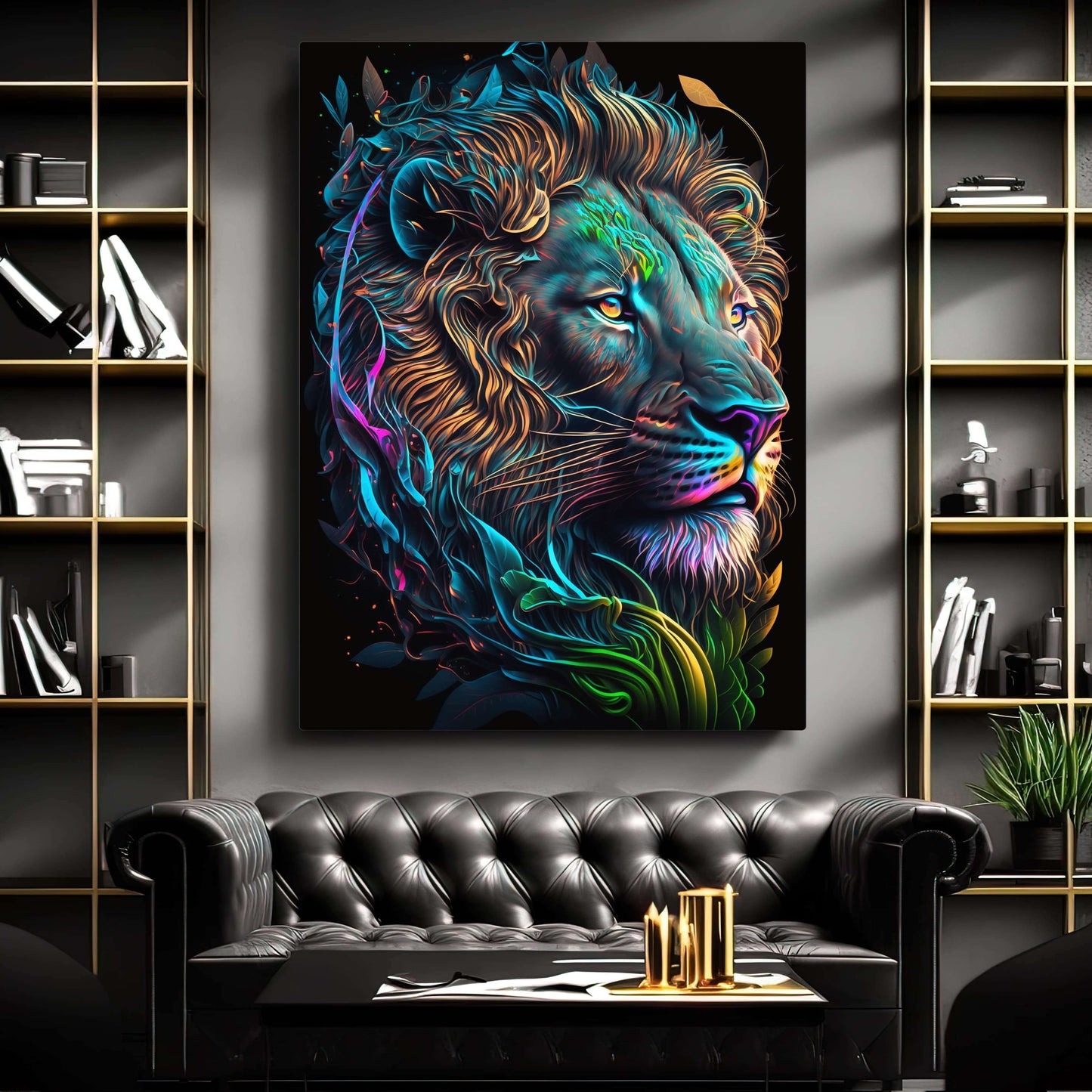 Lion Modern Art