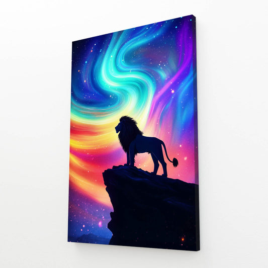 Lion Motivational Wall Art