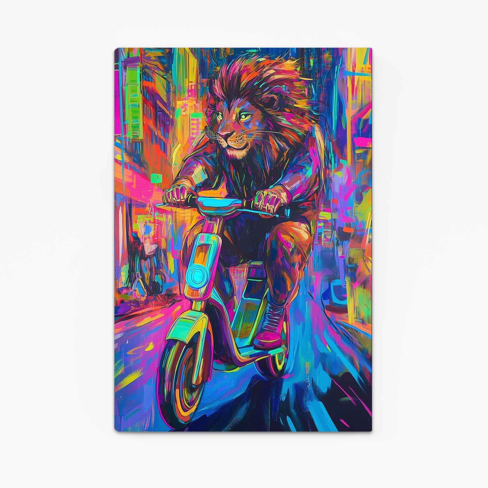 Lion Mural Art