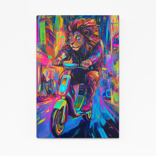 Lion Mural Art