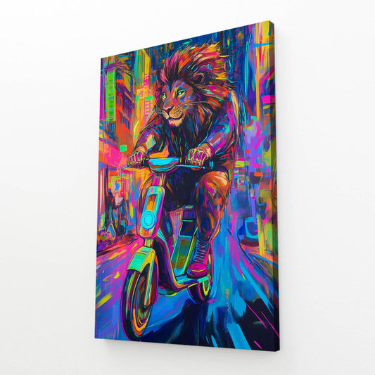 Lion Mural Art