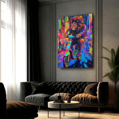Lion Mural Art