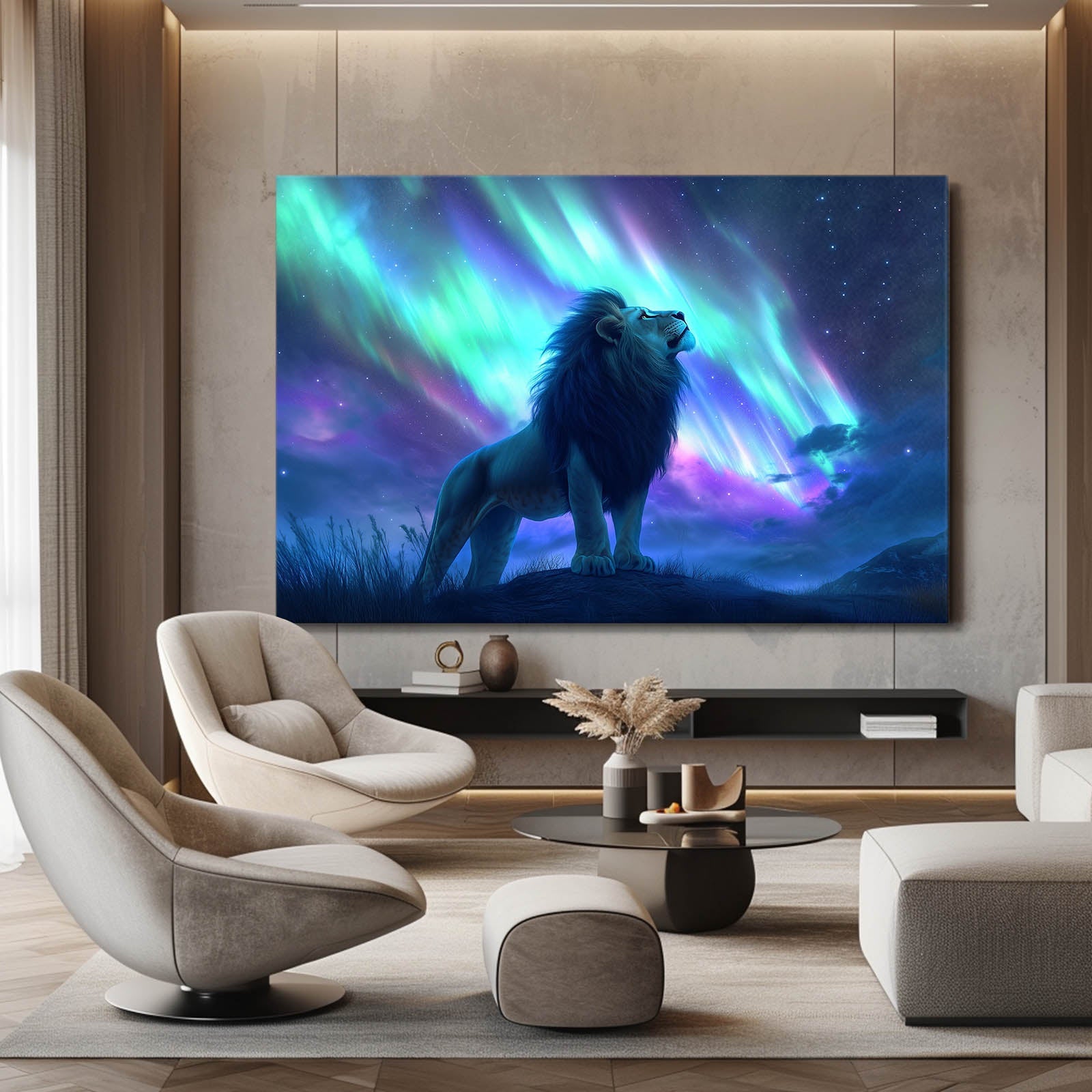 Lion Painting Canvas