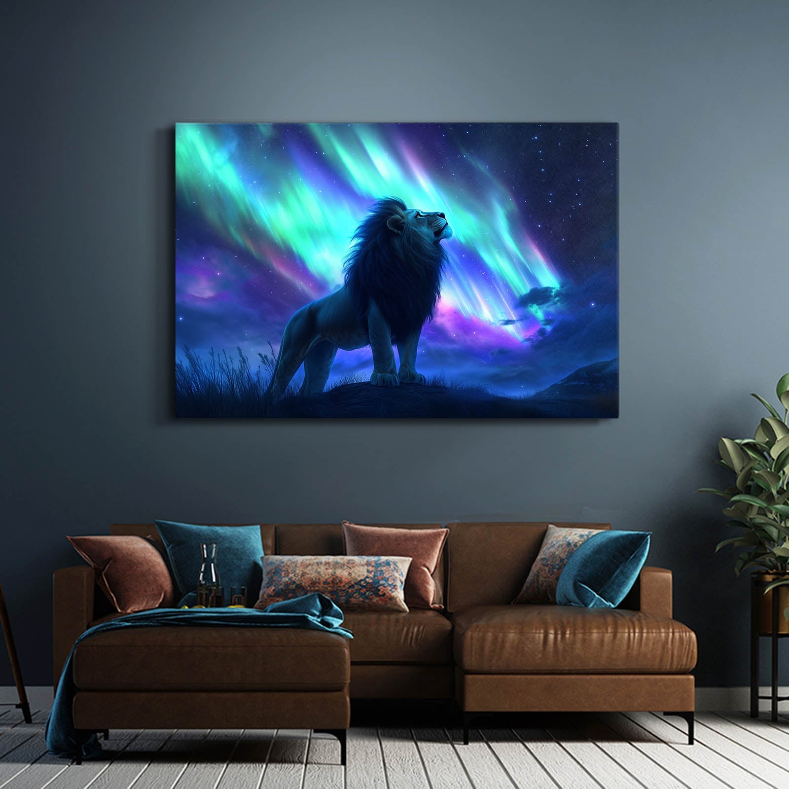 Lion Painting Canvas
