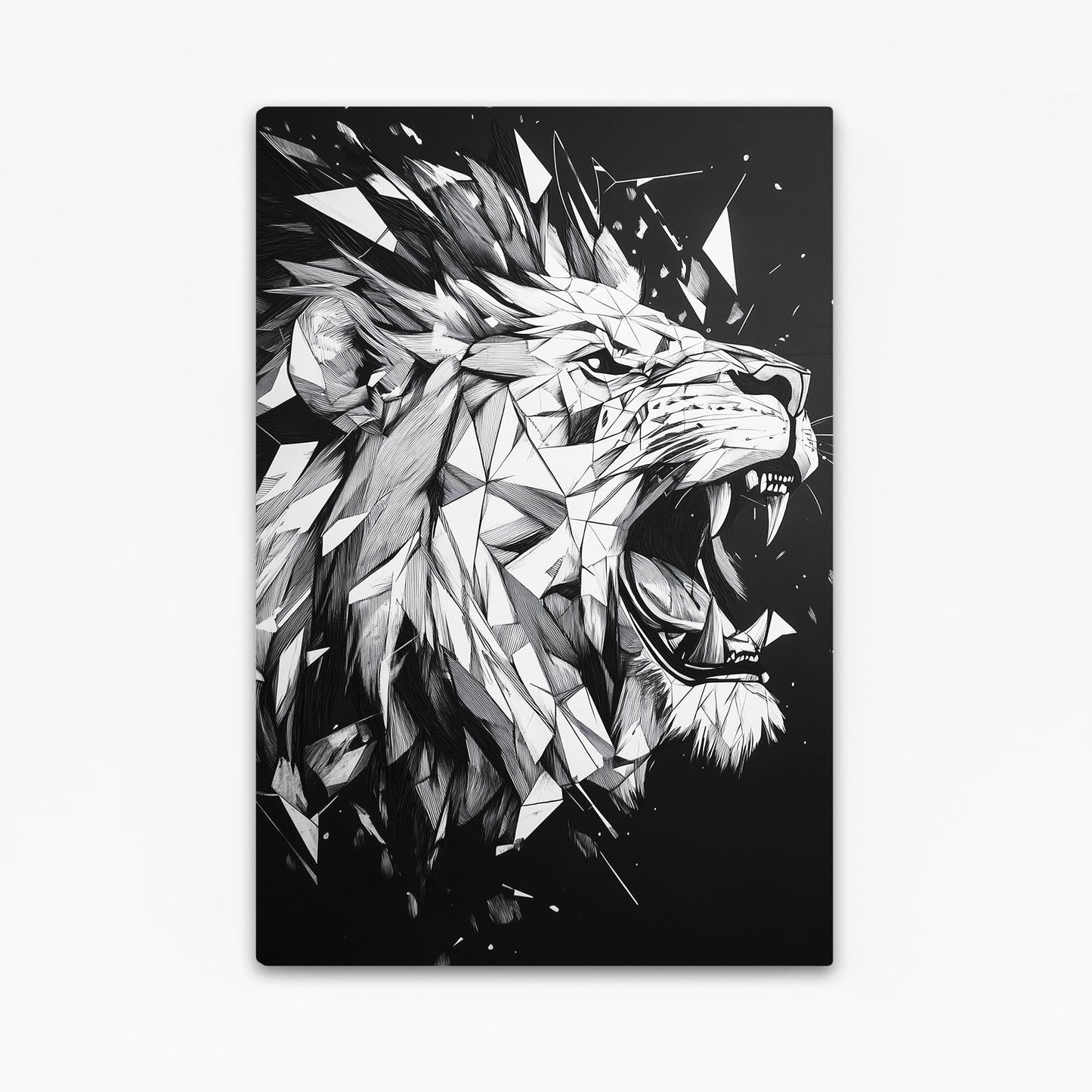 Lion Polygon Art
