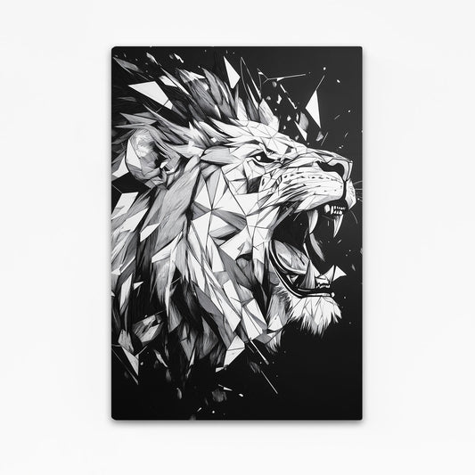 Lion Polygon Art
