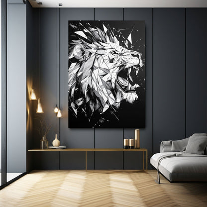 Lion Polygon Art