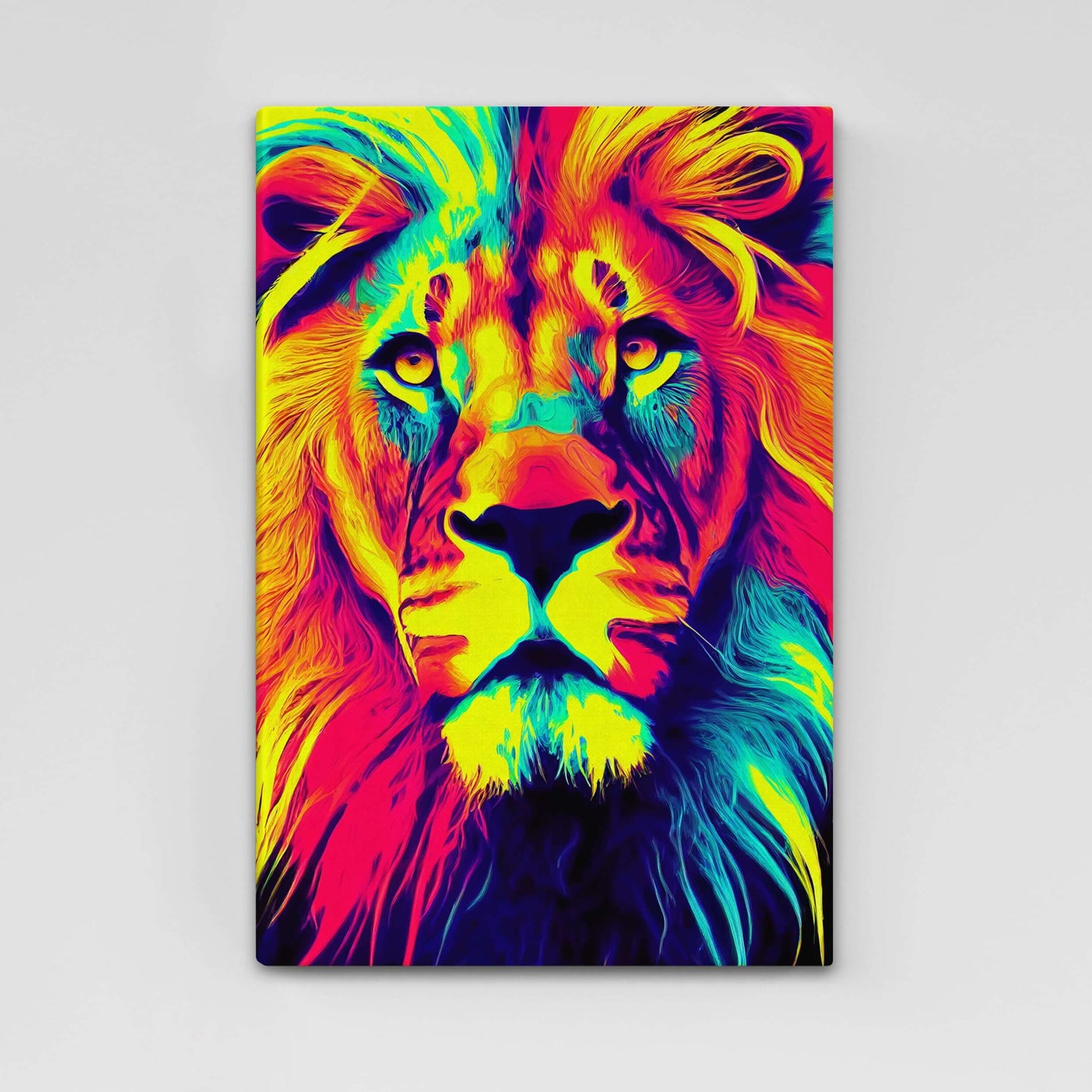 Lion Pop Art Canvas