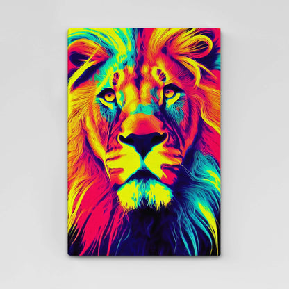 Lion Pop Art Canvas