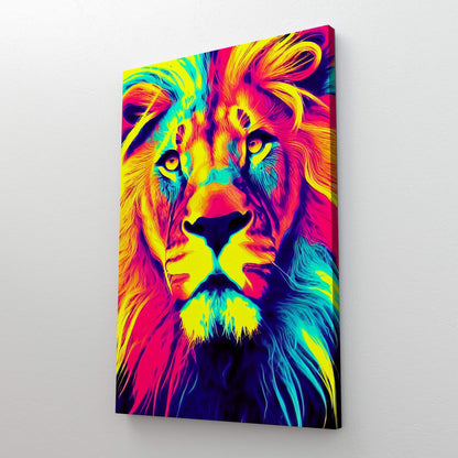Lion Pop Art Canvas
