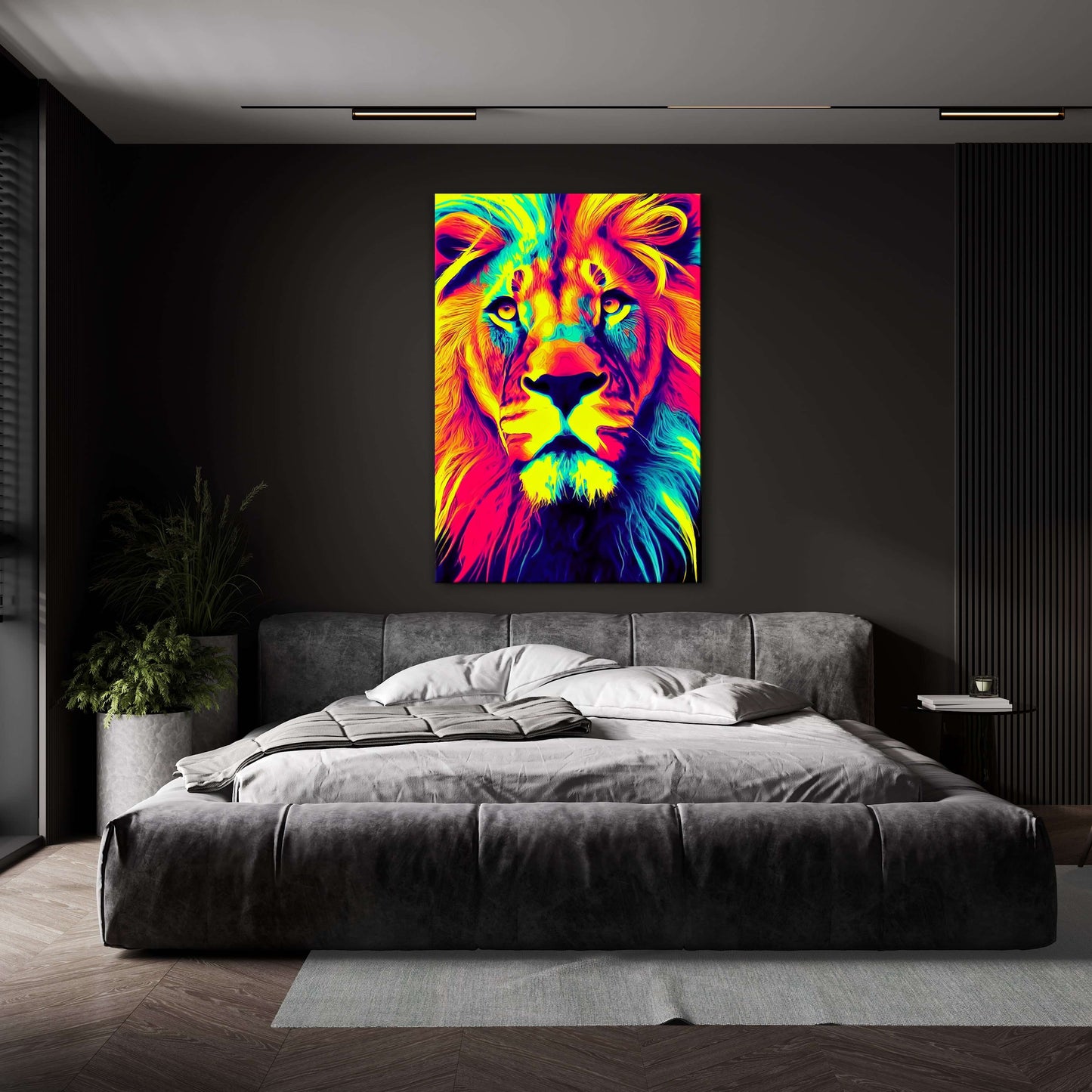 Lion Pop Art Canvas