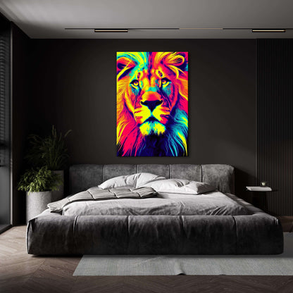 Lion Pop Art Canvas