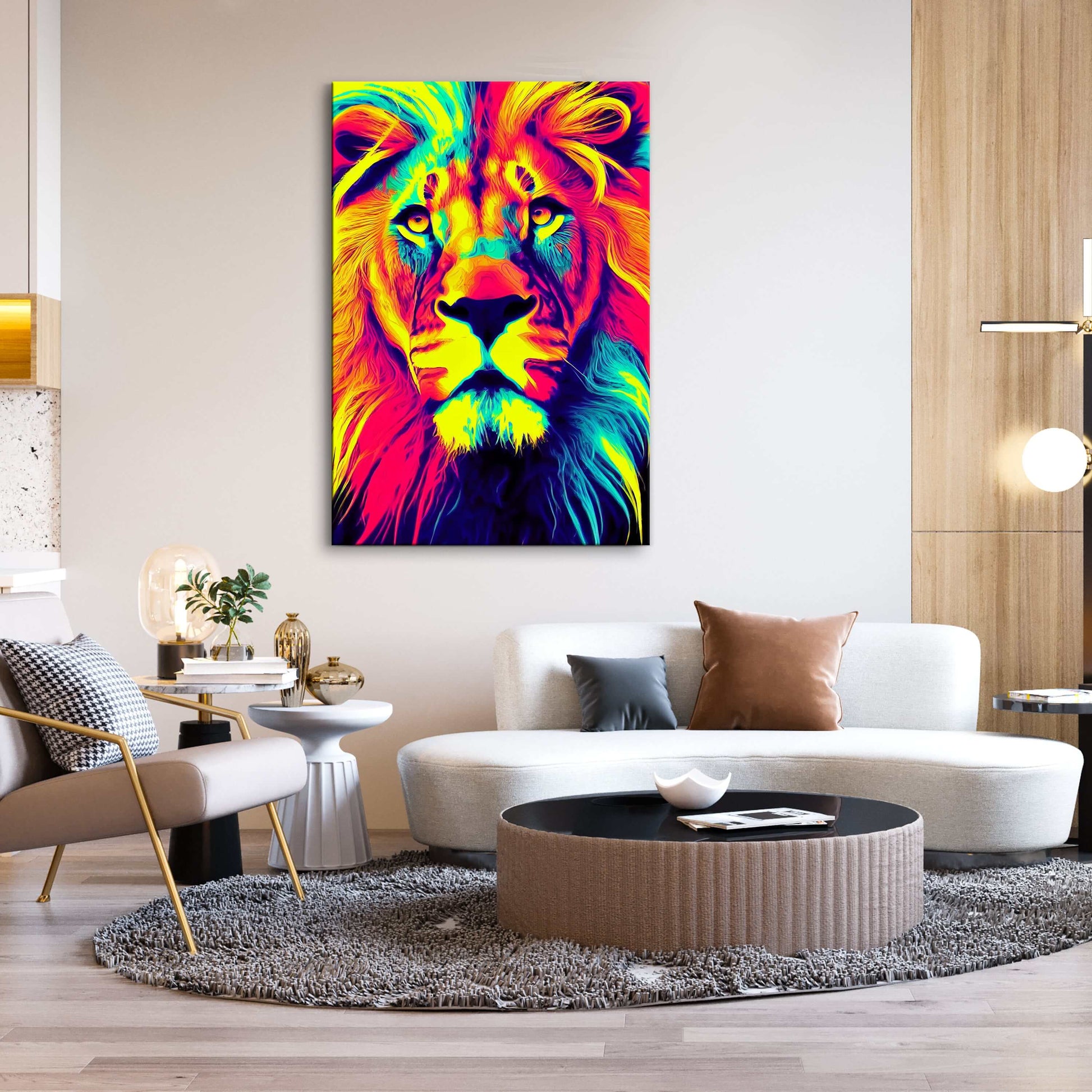 Lion Pop Art Canvas