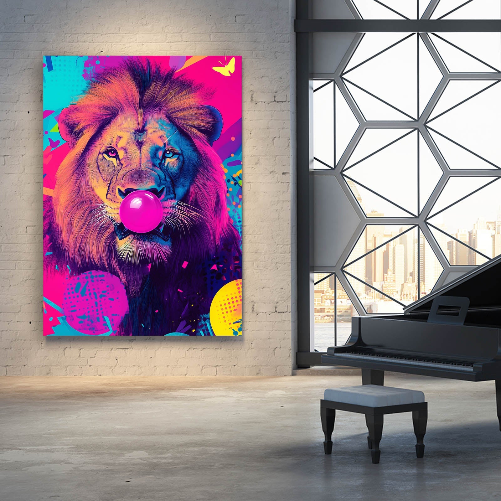 Lion Pop Art