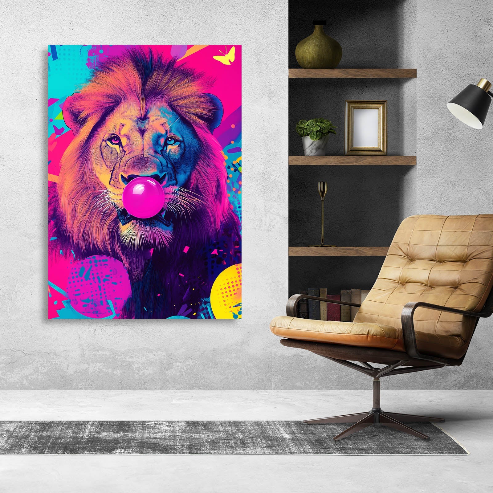 Lion Pop Art