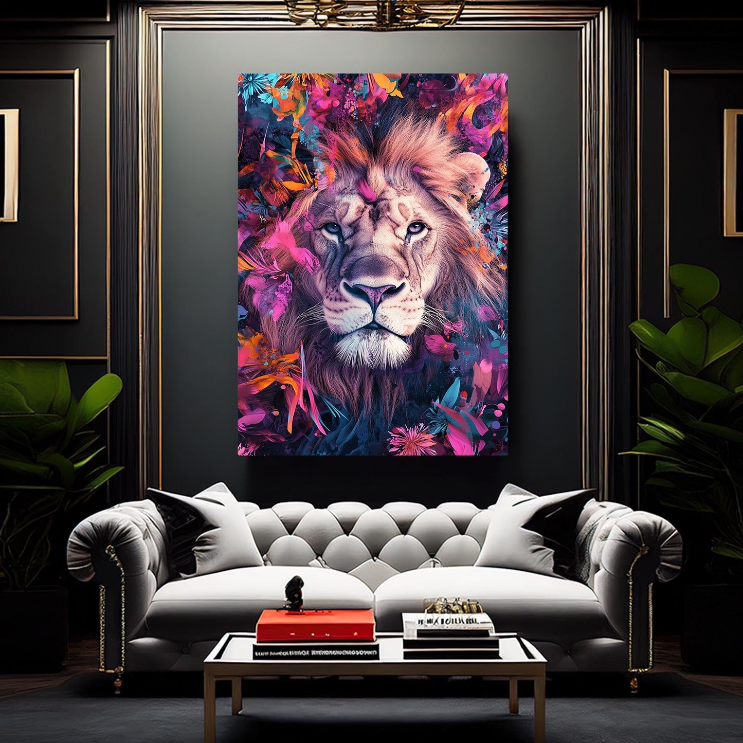 Lion Portrait Art