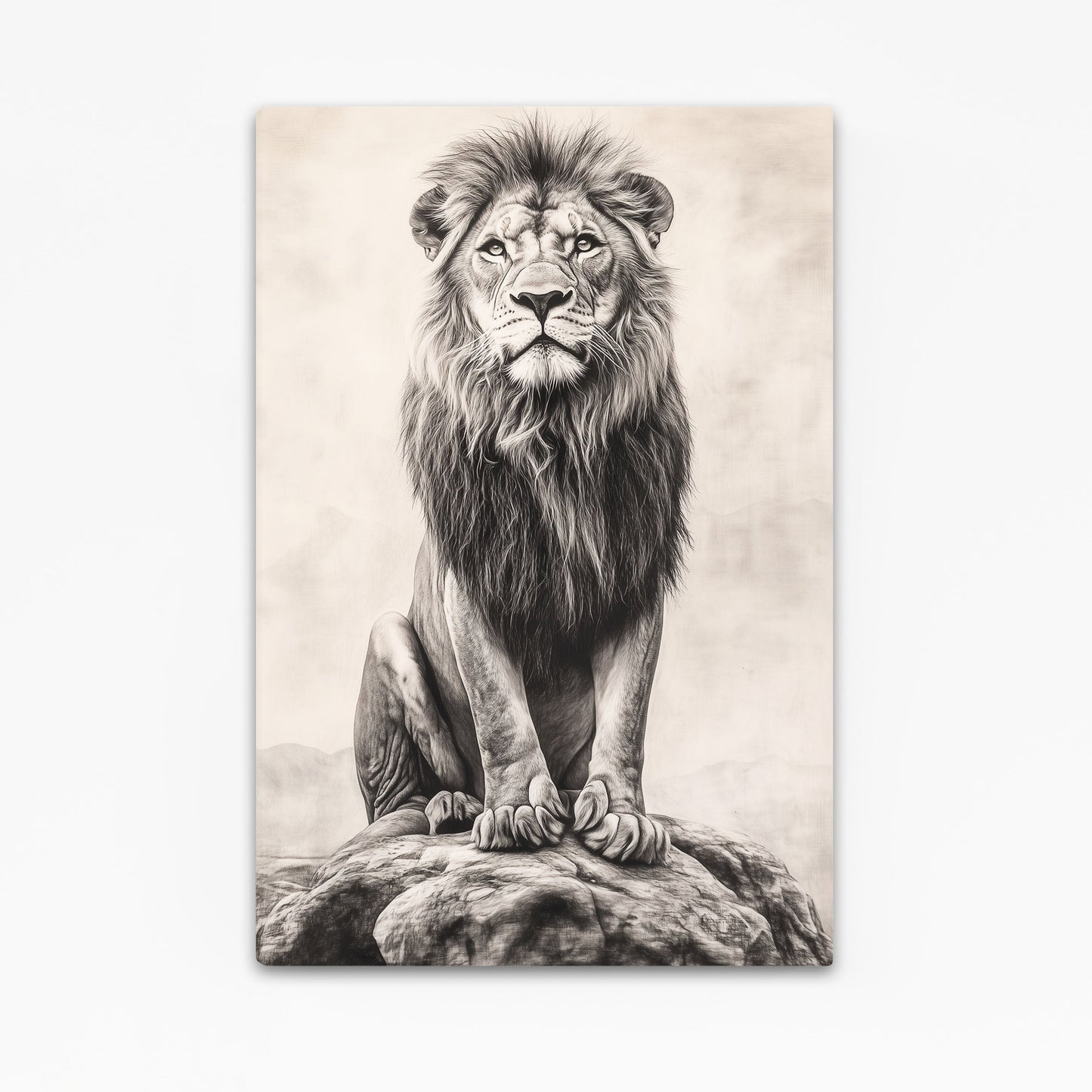 Lion Portrait Canvas