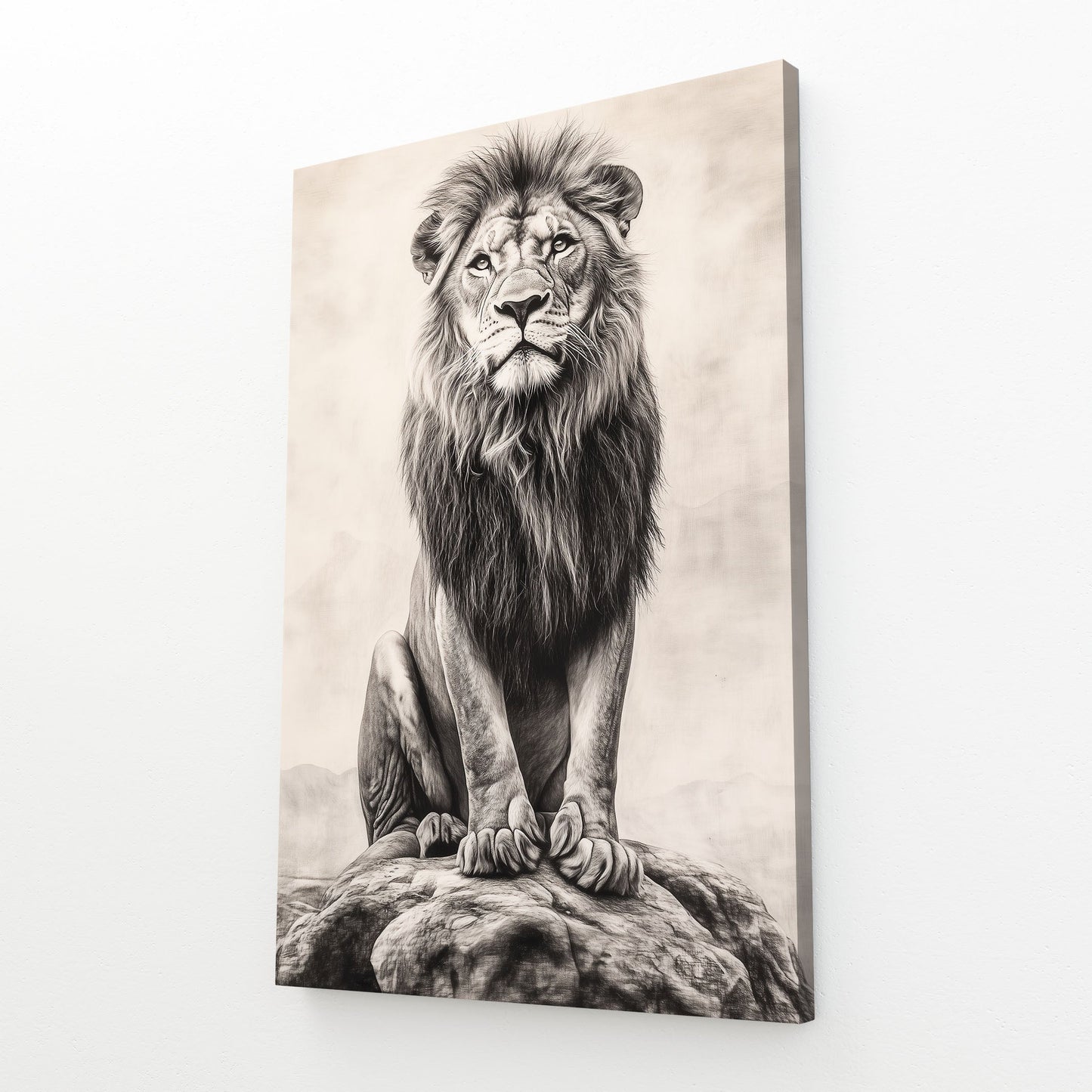 Lion Portrait Canvas