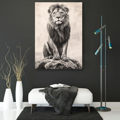 Lion Portrait Canvas