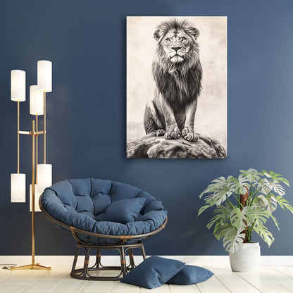 Lion Portrait Canvas