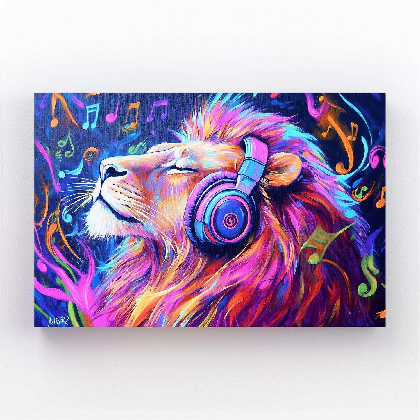 Lion Print Art