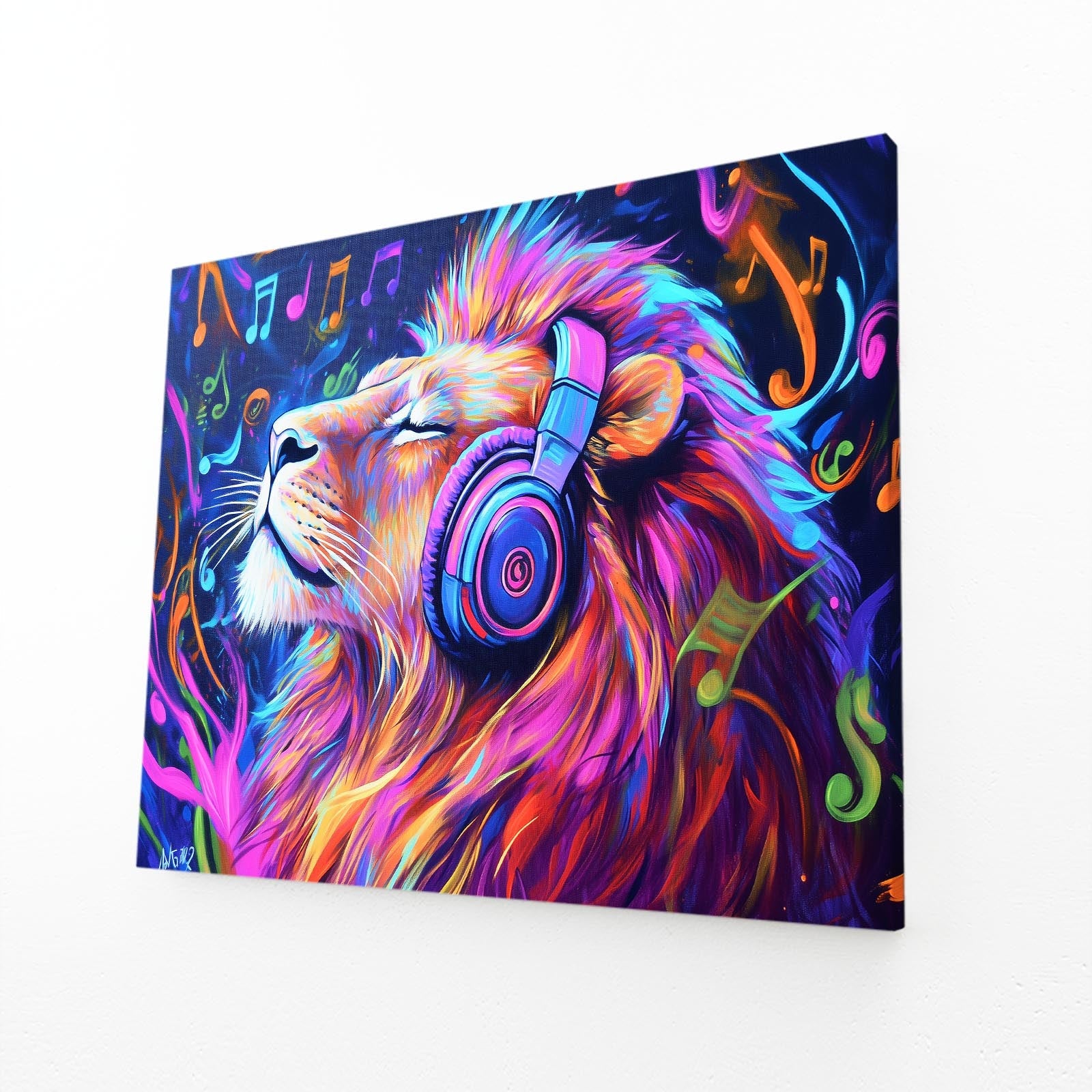 Lion Print Art