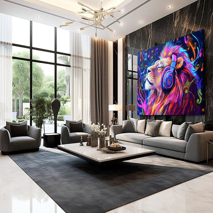 Lion Print Art