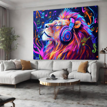 Lion Print Art