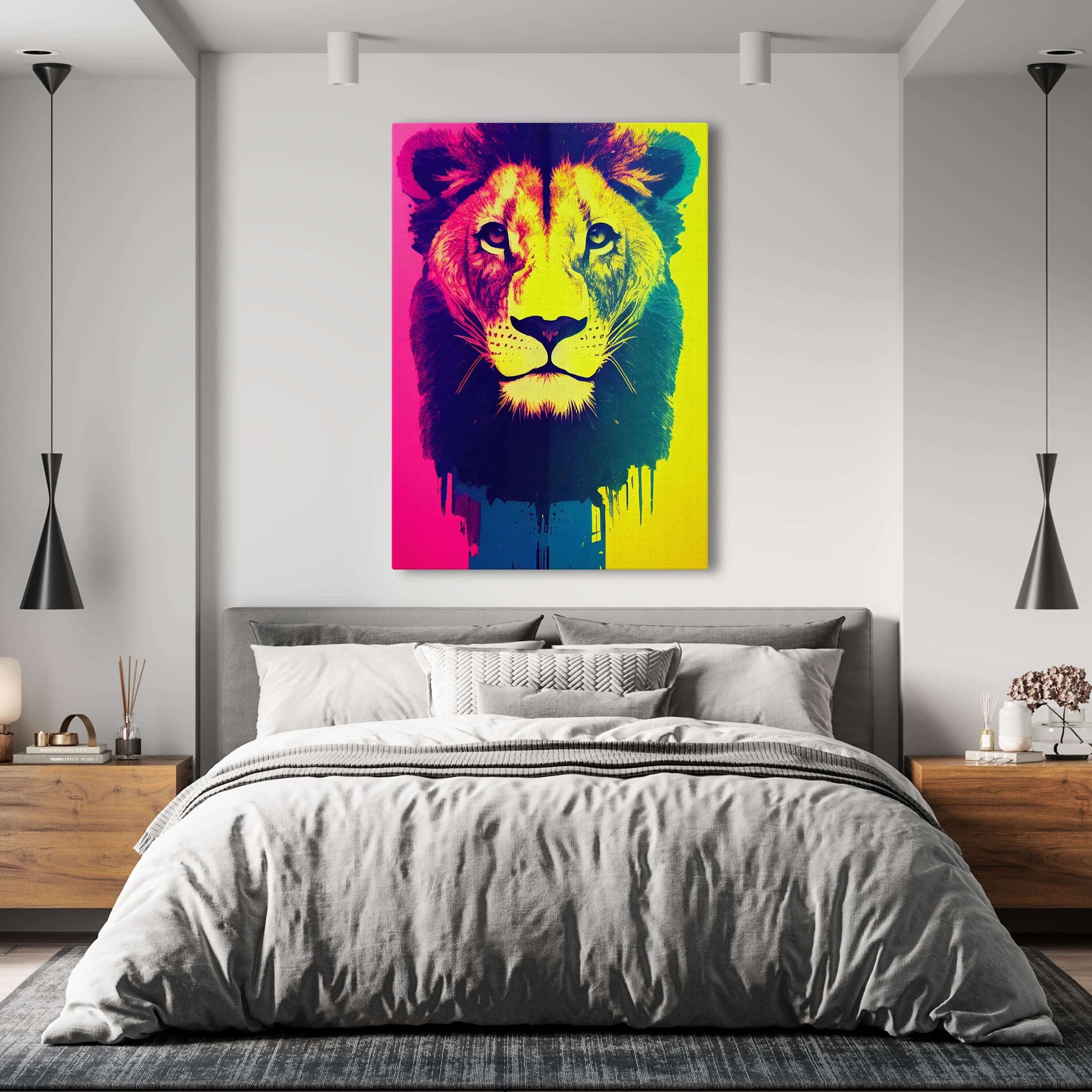 Lion Rainbow Art