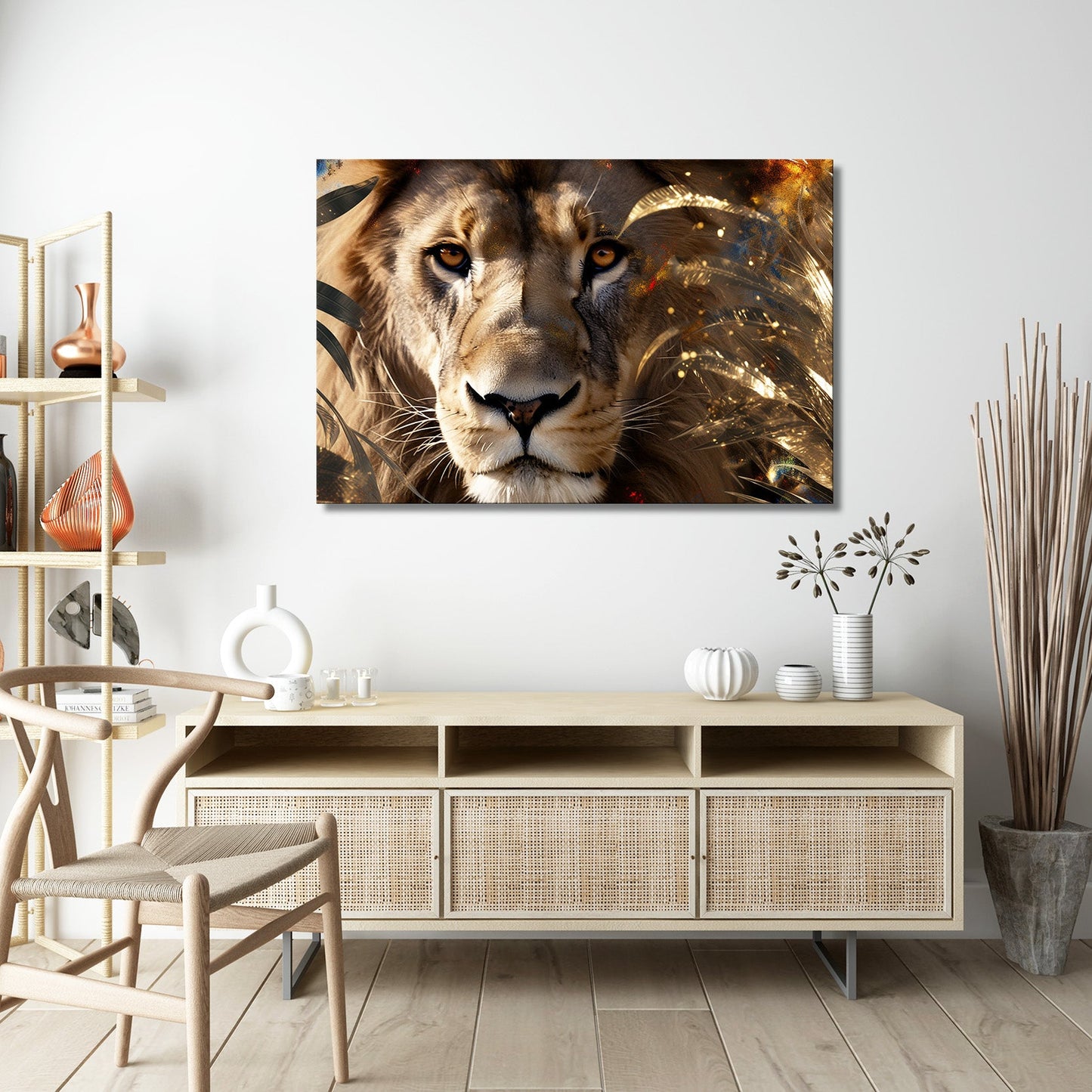 Lion Realistic Art