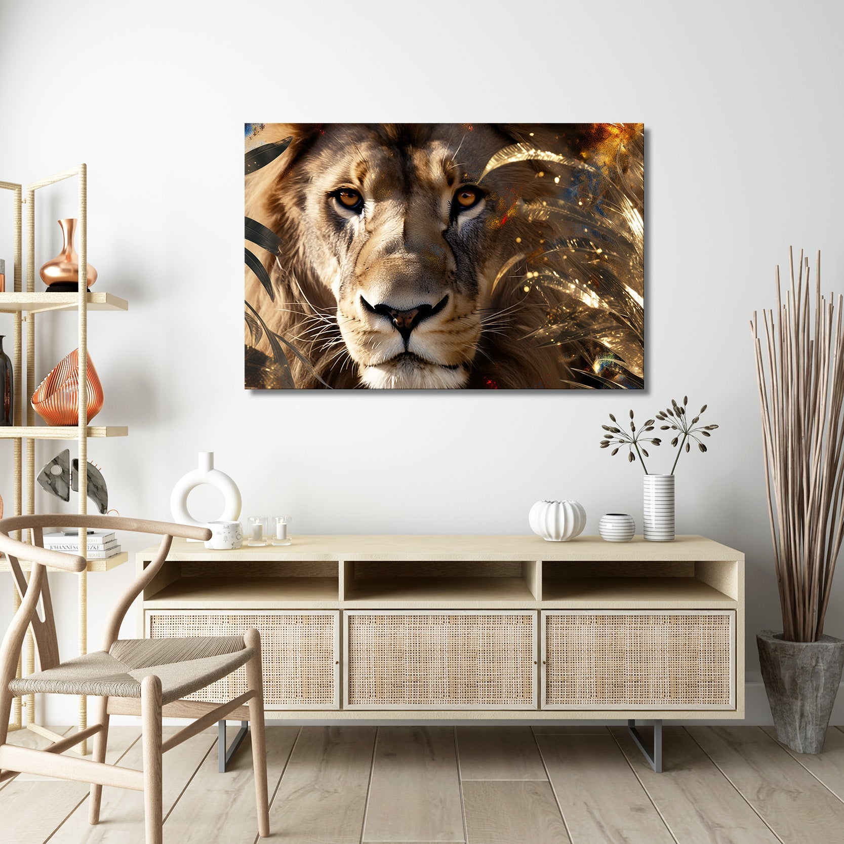 Lion Realistic Art